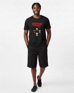 Camiseta Unissex Stranger Things - Estampa Pixel