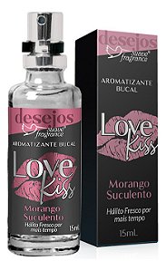 Aromatizante Love Kiss Morango 15ml