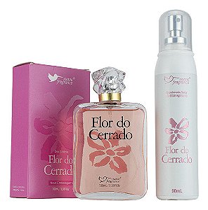Kit Deo Colônia Flor Do Cerrado + Desodorante Spray