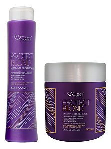 Kit Matizante Protect Blond Shampoo 490ml E Mascara 500g
