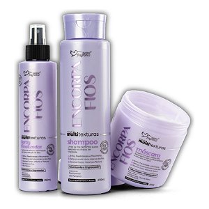 Kit Encorpa Fios Volume Shampoo Mascara Spray Suavefragrance