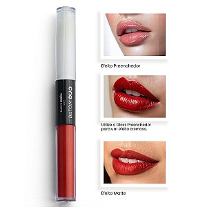 SUAVE MAKE PRO - BATOM DUO VERMELHO IMPACTO