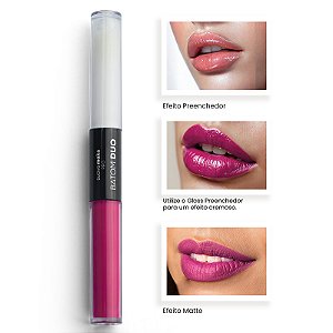 SUAVE MAKE PRO - BATOM DUO PINK ESSENCIA
