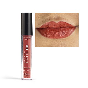 BATOM LÍQUIDO MATTE HD VERMELHO TELHA