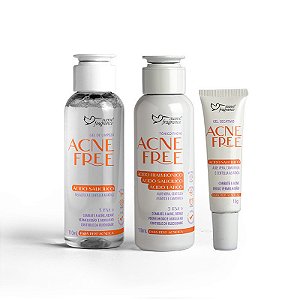 KIT COMPLETO ACNE FREE 3 PRODUTOS
