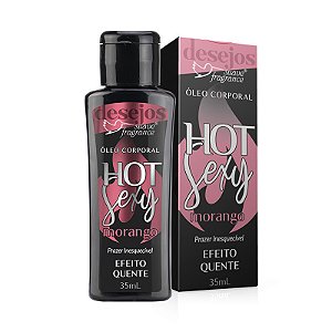 ÓLEO HOT SEXY MORANGO 35ML