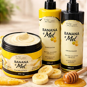 KIT BANANA E MEL 3 PRODUTOS