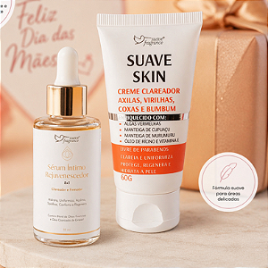 kit Sérum Clareador e Rejuvenescedor Premium + Clareador de Axilas e Virilhas