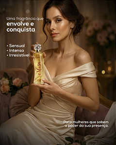 Deo Colônia Musa Feminina 100ml | Perfume Doce, Envolvente e de Alta Fixação | Suave Fragrance