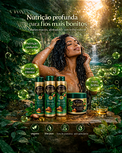 KIT ARGAN E MORINGA 4 PRODUTOS