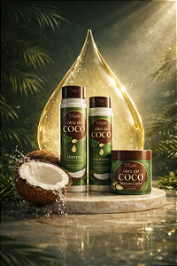 KIT OLEO DE COCO 3 PRODUTOS