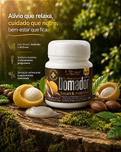 Gel Massageador Domador Bacuri & Andiroba 100g Suave Fragrance – Refrescante e Térmico para Massagem Corporal