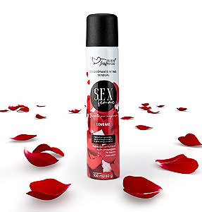 Desodorante Íntimo Feminino Sex Femme Love Me 100ml Suave Fragrance – Jato Seco, pH Neutro e Ação Prolongada
