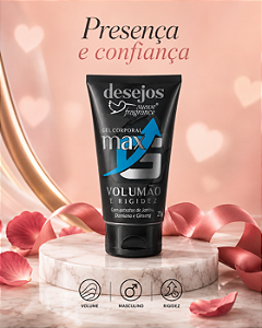 Gel Corporal Masculino Max G Volumão e Rigidez 25g com Jambu Damiana e Ginseng – Suave Fragrance