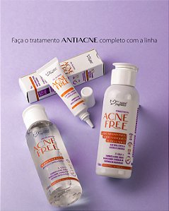 Kit Acne Free Suave Fragrance Completo – Gel de Limpeza 110ml + Tônico Facial 110ml + Gel Secativo 15g com Ácido Salicílico