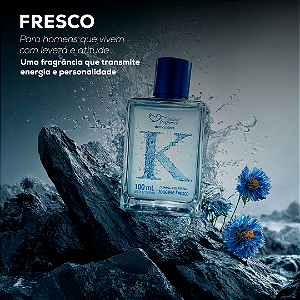 Perfume Masculino K Suave Fragrance 100ml – Fougère Fresco Cítrico Aromático Refrescante e Versátil