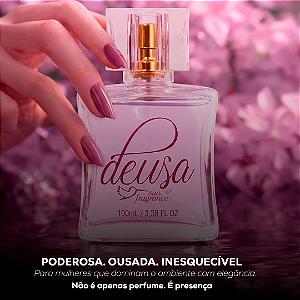 Deo Colônia Feminina Deusa 100ml Suave Fragrance – Chypre Floral Doce, Intensa e Sofisticada