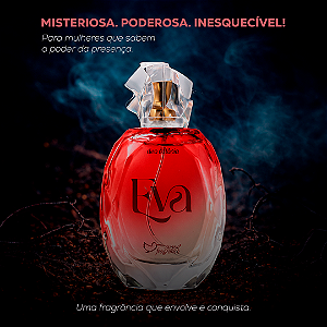 Perfume Feminino Eva Suave Fragrance – Deo Colônia Oriental Aromática Intensa, Misteriosa e Envolvente