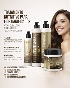 Kit Completo Tutano Suave Fragrance – Shampoo 490ml + Condicionador 490ml + Banho de Creme 500g + Creme para Pentear 270ml – Reconstrução Nutritiva e Reposição de Massa