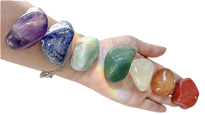 KIT PEDRAS ROLADAS DOS 7 CHAKRAS