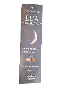 INCENSO MAGIAS DA TERRA DA LUA MINGUANTE