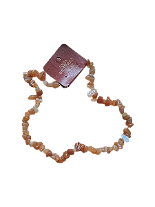 COLAR DE CIANITA LARANJA