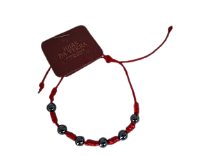 PULSEIRA KABBALAH DOS 7 NÓS COM HEMATITA