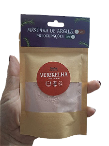 Argila Vermelha em Pó SkinCare Limpa e Acalma - 100g