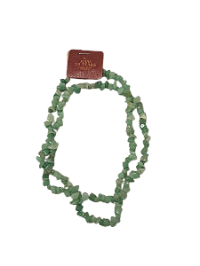 COLAR LONGO DE QUARTZO VERDE