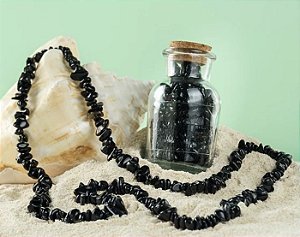 Colar Longo Ônix Preto