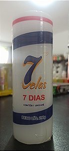Vela 7 dias 250g Branca