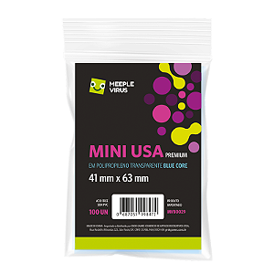 Sleeves Mini Usa Premium 41 x 63 mm (Blue Core)