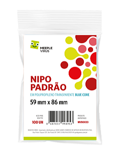 Sleeves Nipo Padrão 59 x 86 mm (Blue Core)