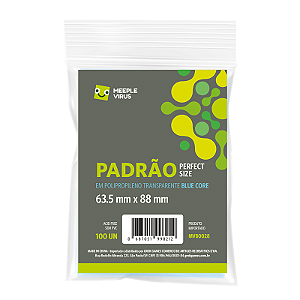 Sleeves Padrao Perfect Size 63,5 x 88 mm (Blue Core)