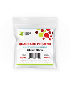 Sleeves Quadrado Pequeno 60 x 60 mm (Blue Core)