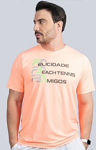 CAMISETA ACQUA COM PROTEÇÃO UV 50+ LARANJADA