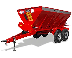 Distribuidor de Adubo e Calcário - Esteira de 500 mm