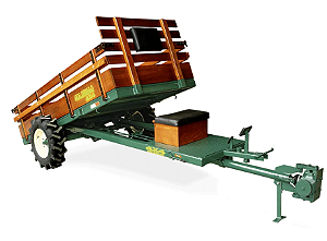 Carreta tracionada basculante para microtratores Moldemaq