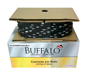 MOTOSERRA - CORRENTE EM ROLO 25P (.325X.058)