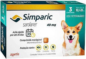 Simparic Tab 40mg Cx3