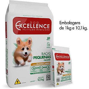 Racao Dog Excellence Racas Pequenas Filhote Frango E Arroz 1kg