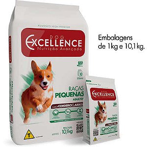 Racao Dog Excellence Racas Pequenas Adulto Cordeiro E Arroz 1kg