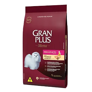 Gran Plus Mini/adulto Frango/arroz 3kg