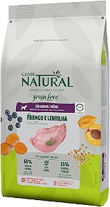 Guabi Natural CÃo Adulto/medio Frango/lentilha 2.5kg