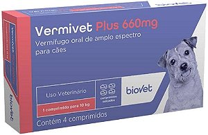 Vermivet Plus 660mg 4cp