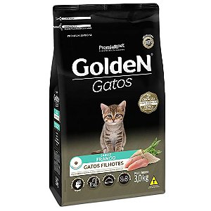Golden Gatos Filhotes Sabor Frango 3 kg