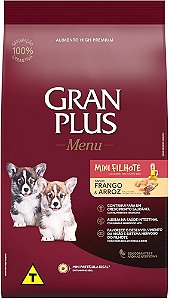 Gran Plus Mini Filhote Frango E Arroz 3kg