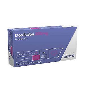 Antimicrobiano Doxitabs 200mg Biovet 14 comprimidos