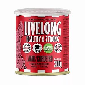 Ração Úmida LiveLong Dogs Cordeiro 300 g