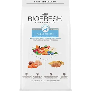 Biofresh P/cães Adultos Castrados Raças Médias 3kg